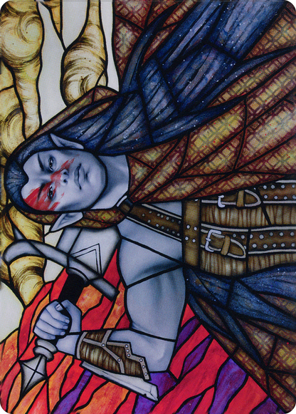 Radha, Coalition Warlord // Radha, Coalition Warlord (ADMU-075) - Dominaria United Art Series (Borderless) Foil