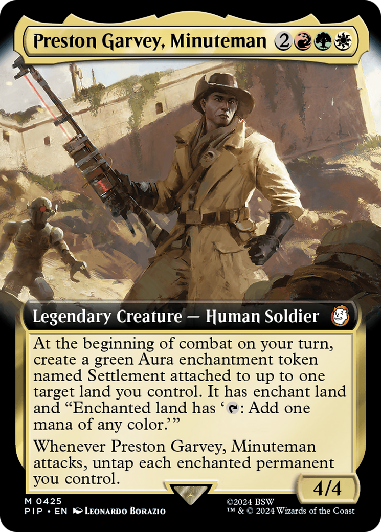 Preston Garvey, Minuteman (Extended Art) (PIP-425) - Fallout: (Extended Art)