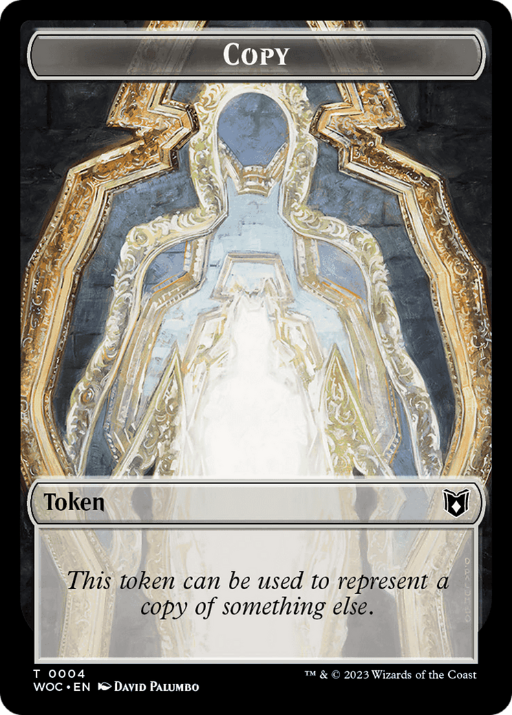 Copy (TWOC-004) - Wilds of Eldraine Commander Tokens Foil