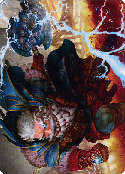Electrostatic Infantry // Electrostatic Infantry (ADMU-030) - Dominaria United Art Series (Borderless)