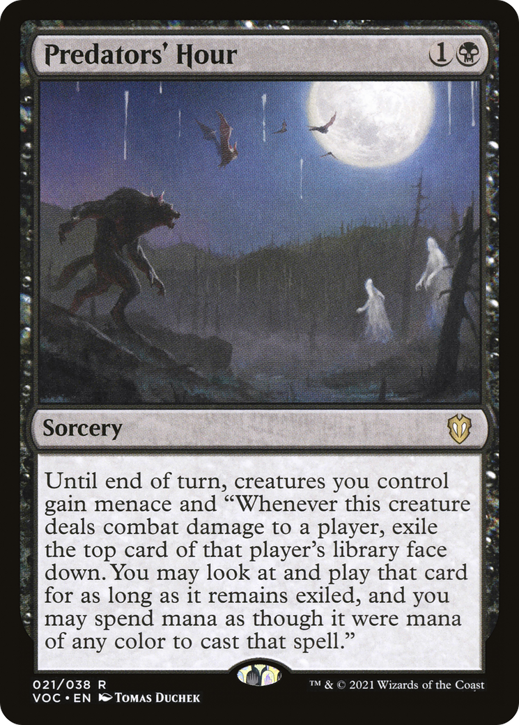 Predators' Hour (VOC-021) - Crimson Vow Commander