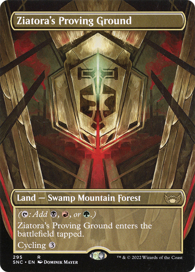 Ziatora's Proving Ground (Borderless) (SNC-295) - Streets of New Capenna Foil