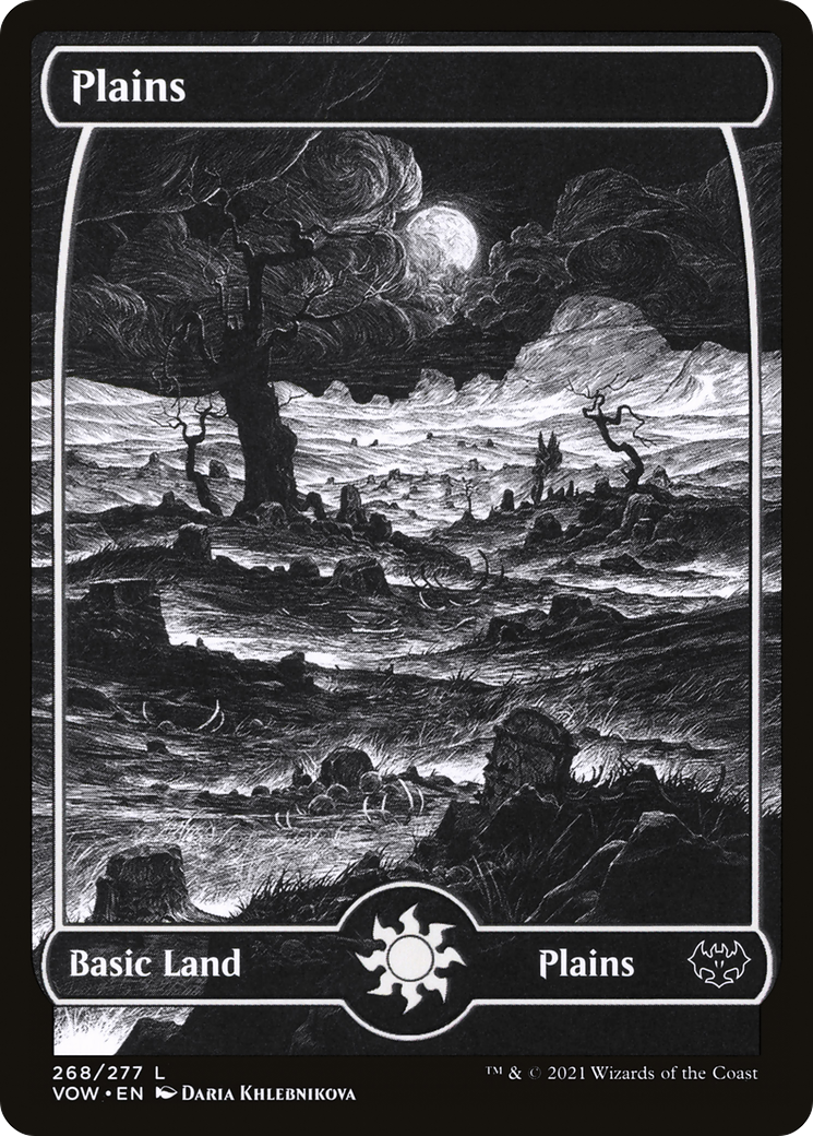 Plains (268) (VOW-268) - Innistrad: Crimson Vow: (Showcase) Foil