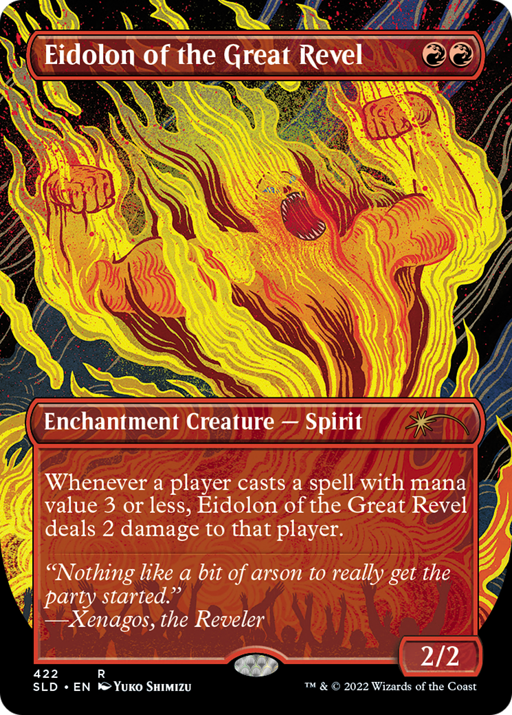 Eidolon of the Great Revel (Borderless) (SLD-422) - Secret Lair Drop