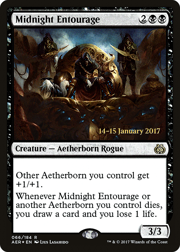 Midnight Entourage (PRE-066) - Aether Revolt Promos Foil