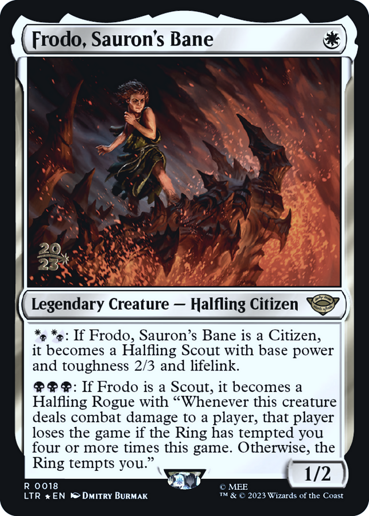 Frodo, Sauron's Bane (PRE-18S) - Tales of Middle-earth Promos Foil