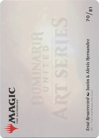 Ertai Resurrected // Ertai Resurrected (ADMU-070) - Dominaria United Art Series (Borderless)