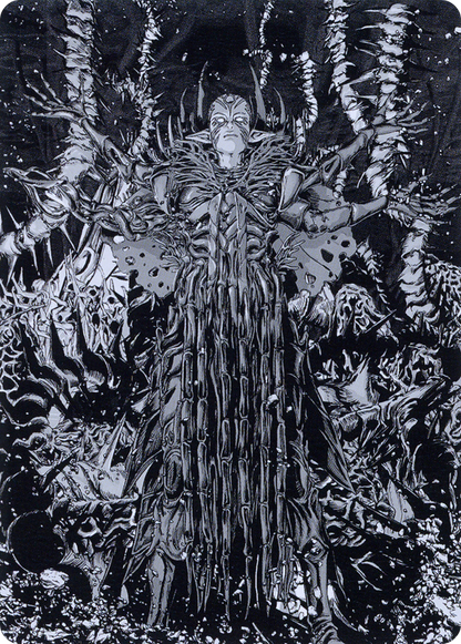 Nissa, Ascended Animist // Nissa, Ascended Animist (AONE-074) - Phyrexia: All Will Be One Art Series (Borderless)