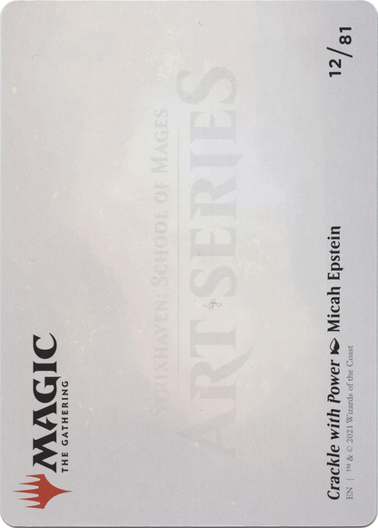 Crackle with Power // Crackle with Power (ASTX-012) - Strixhaven Art Series (Borderless)