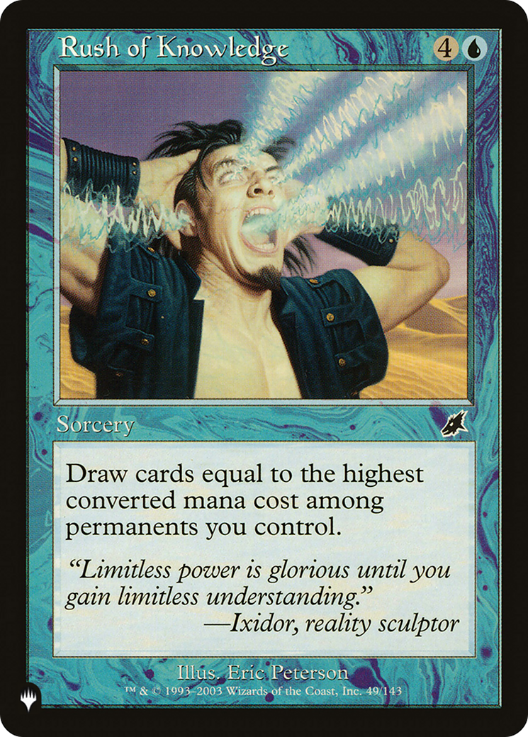 Rush of Knowledge (LIST-49/143) - The List