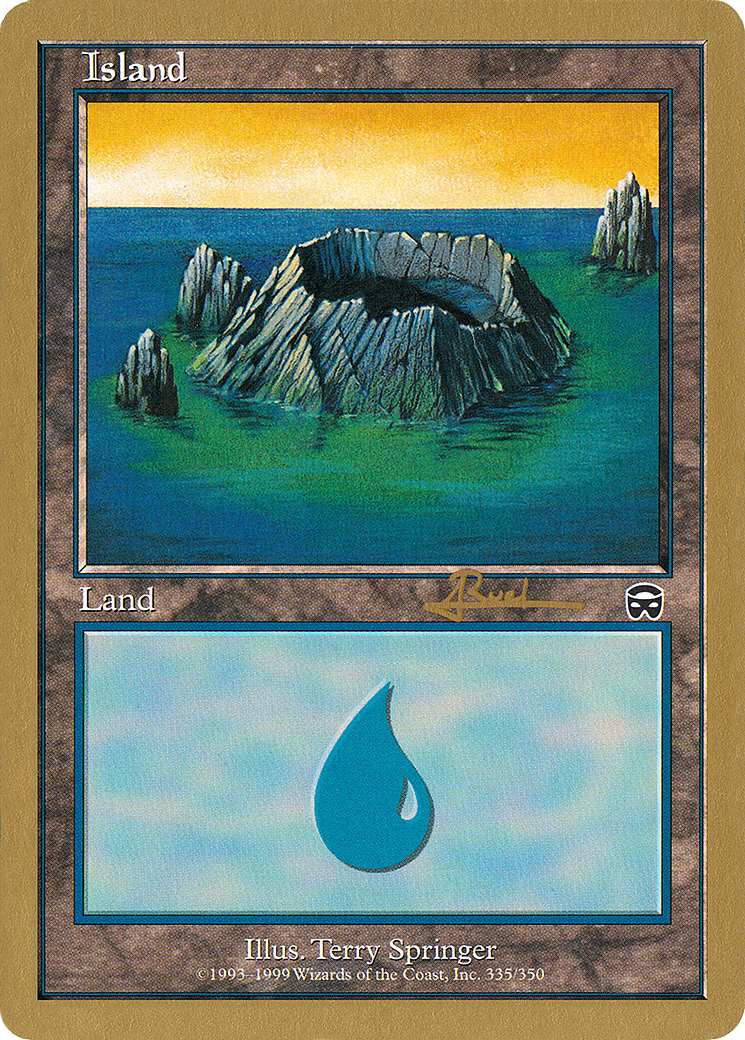 Island (335) - 2001 Antoine Ruel (MMQ) (WCD-AR335B) - World Championship Decks 2001