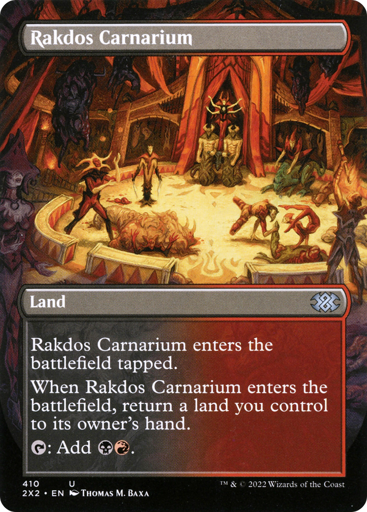 Rakdos Carnarium (Borderless) (2X2-410) - Double Masters 2022 Foil