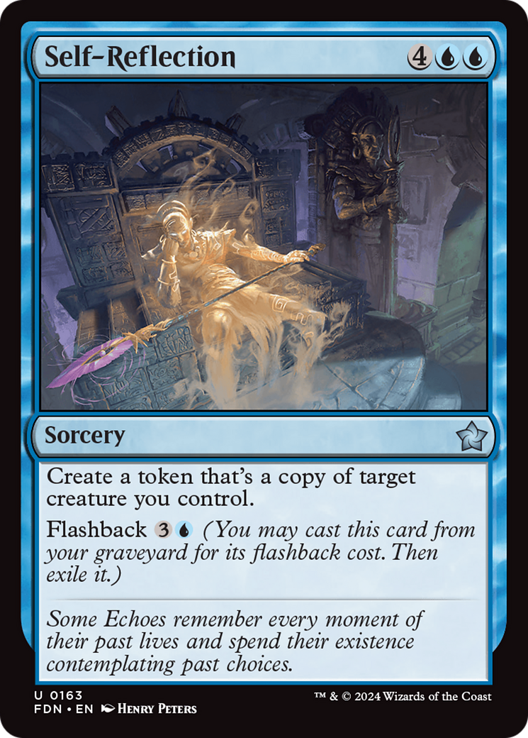 Self-Reflection (FDN-163) - Foundations Foil