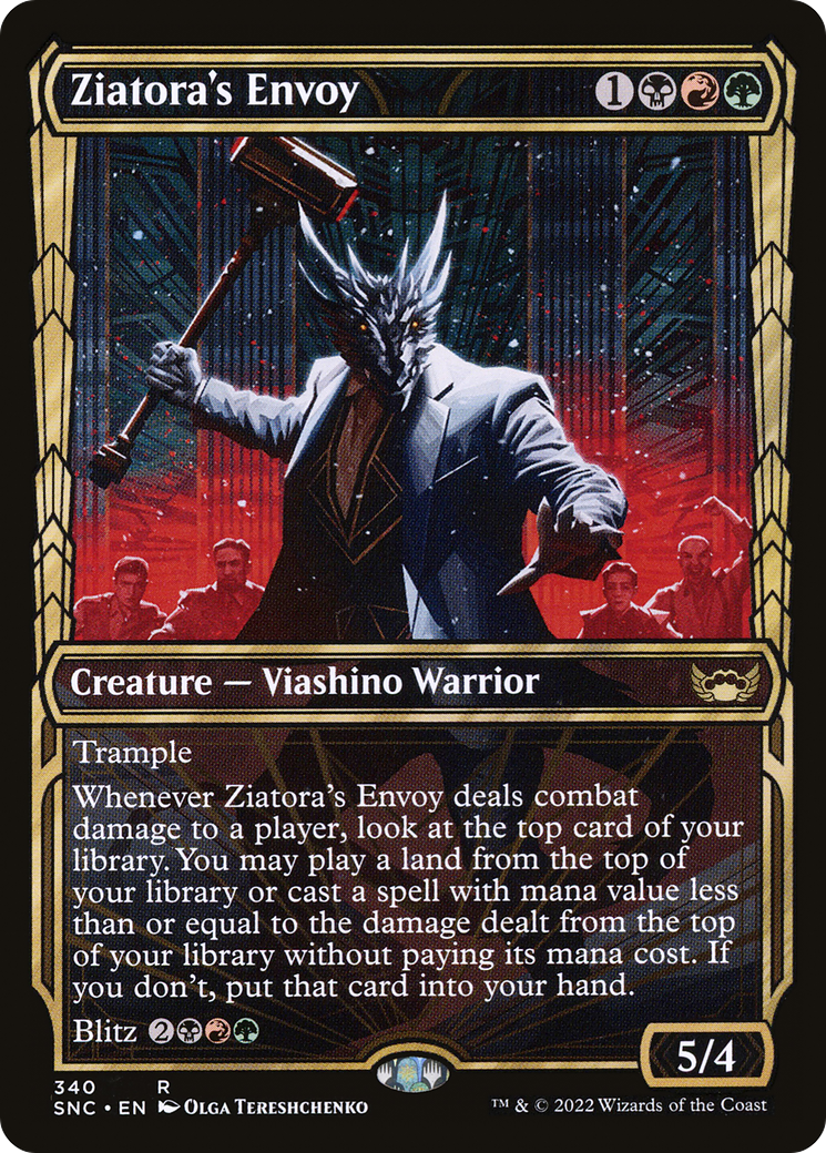 Ziatora's Envoy (Showcase) (SNC-340) - Streets of New Capenna: (Showcase)