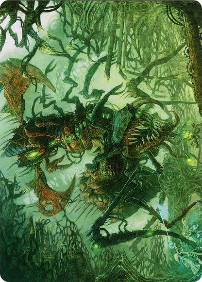 Skyscythe Engulfer // Skyscythe Engulfer (AONE-042) - Phyrexia: All Will Be One Art Series (Borderless)
