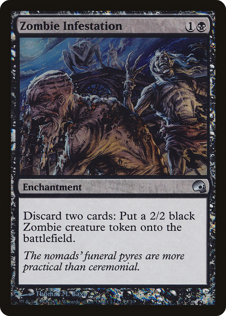 Zombie Infestation (GRV-019) - Premium Deck Series: Graveborn Foil