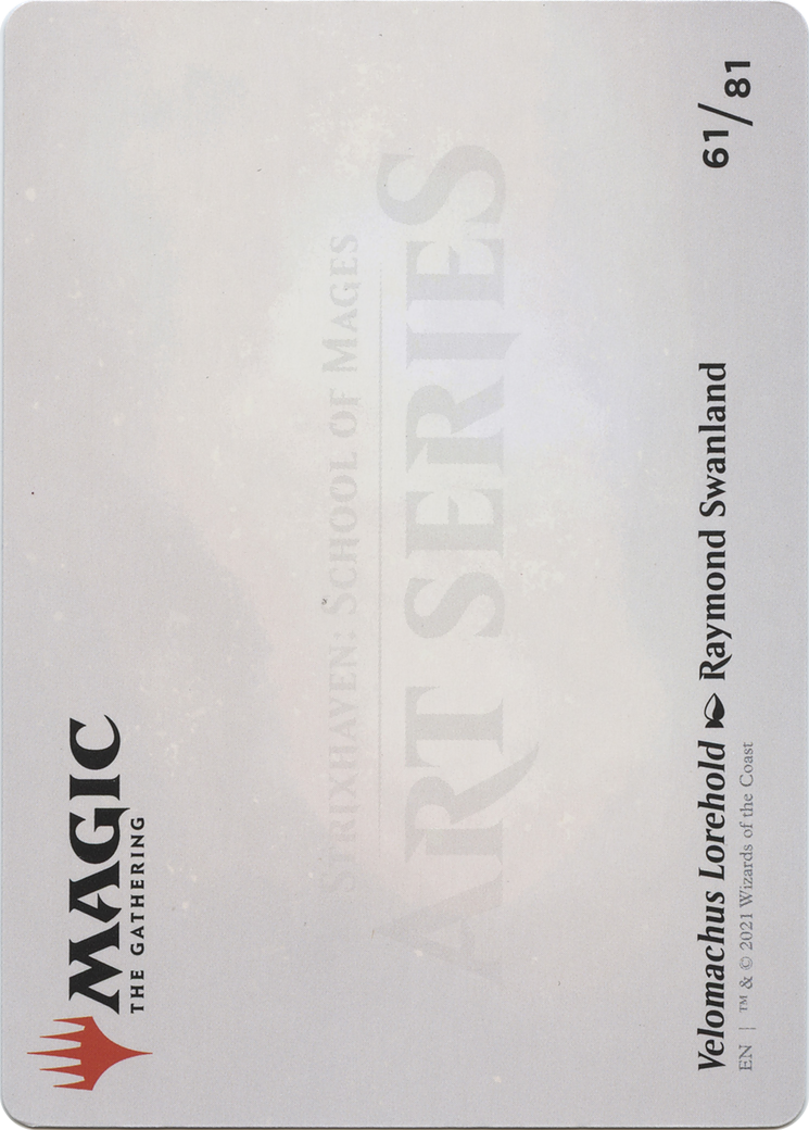 Velomachus Lorehold // Velomachus Lorehold (ASTX-061) - Strixhaven Art Series (Borderless)