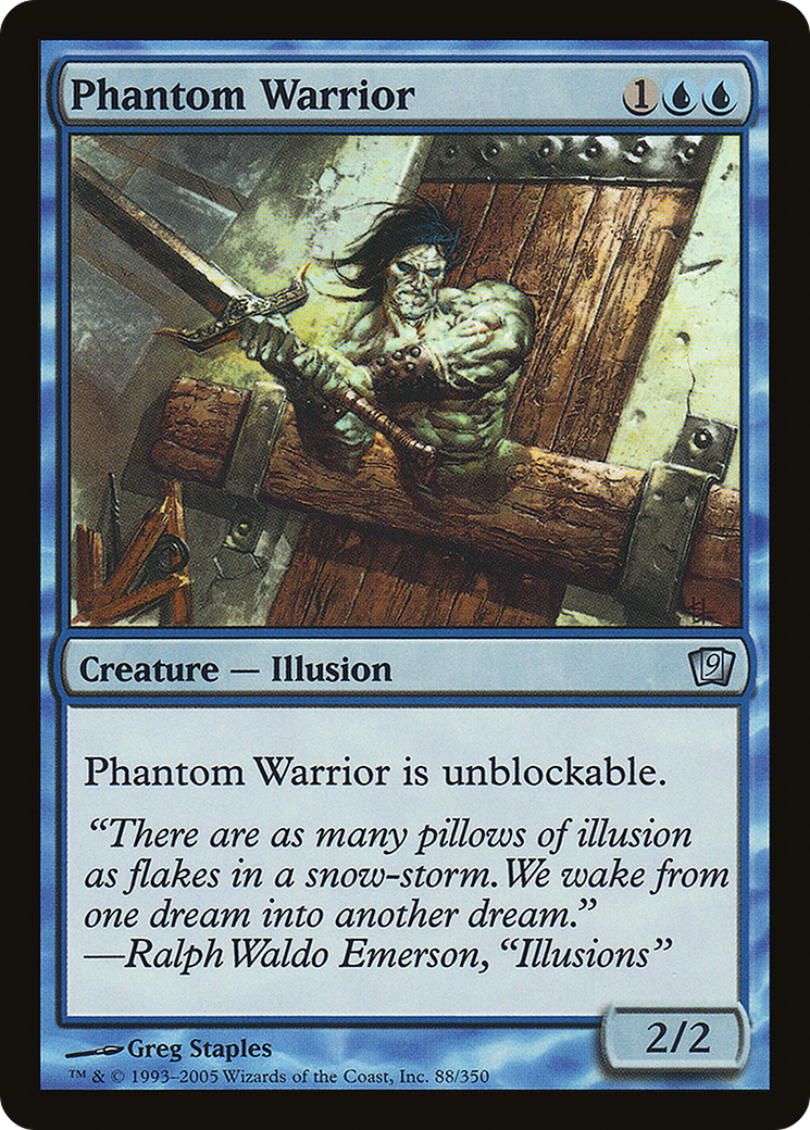 Phantom Warrior (9ED-88★) - 9th Edition Foil