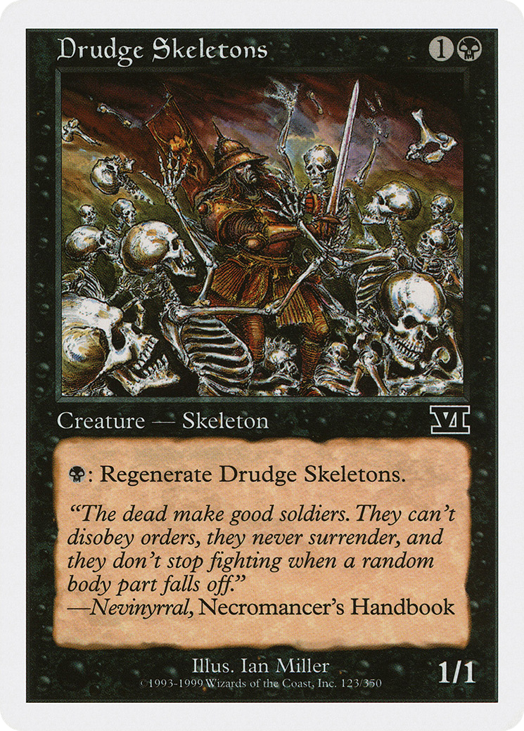 Drudge Skeletons (6ED-123) - Classic Sixth Edition
