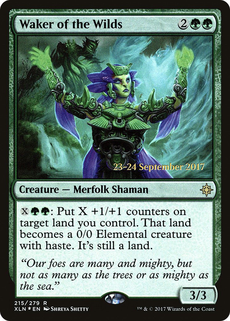 Waker of the Wilds (PRE-215) - Ixalan Promos Foil