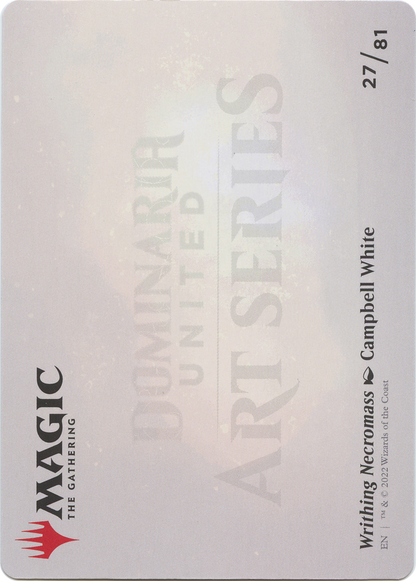 Writhing Necromass // Writhing Necromass (ADMU-027) - Dominaria United Art Series (Borderless) Foil