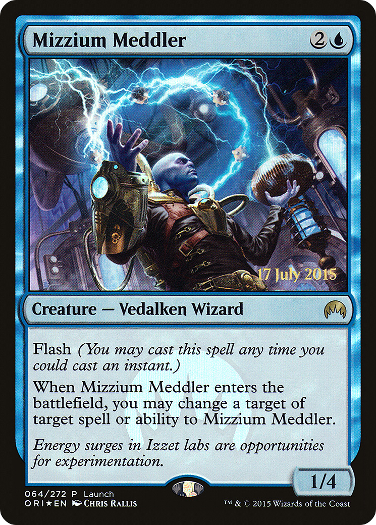 Mizzium Meddler (LARP-) - Magic Origins Promos Foil