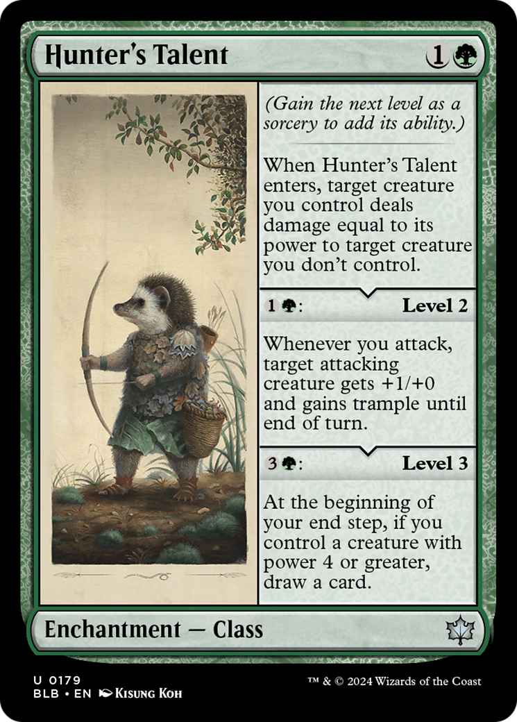 Hunter's Talent (BLB-179) - Bloomburrow
