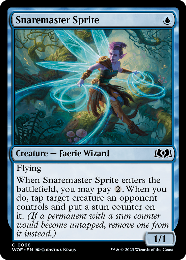 Snaremaster Sprite (WOE-068) - Wilds of Eldraine
