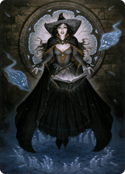 Tasha, the Witch Queen // Tasha, the Witch Queen (ACLB-076) - Battle for Baldur's Gate Art Series (Borderless) Foil