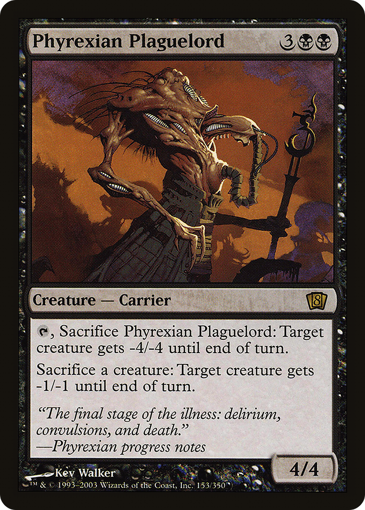 Phyrexian Plaguelord (8ED-153★) - 8th Edition Foil