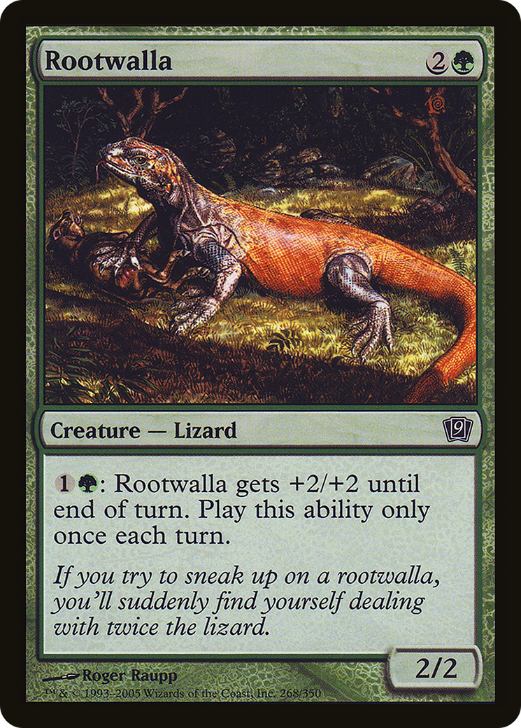 Rootwalla (9ED-268★) - 9th Edition Foil
