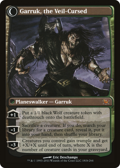 Garruk Relentless (LIST-ISD-181) - The List: (Double Faced Transform)