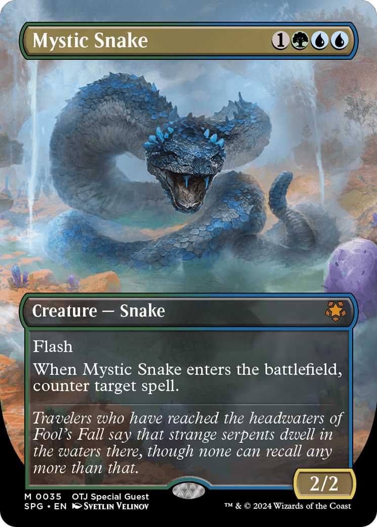 Mystic Snake (Borderless) (SPG-035) - Special Guests