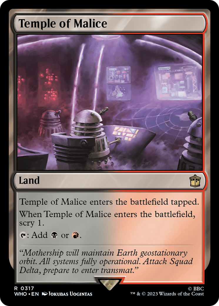 Temple of Malice (WHO-317) - Doctor Who