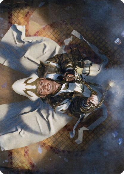 Jerren, Corrupted Bishop // Jerren, Corrupted Bishop (AMID-037) - Midnight Hunt Art Series (Borderless) Foil