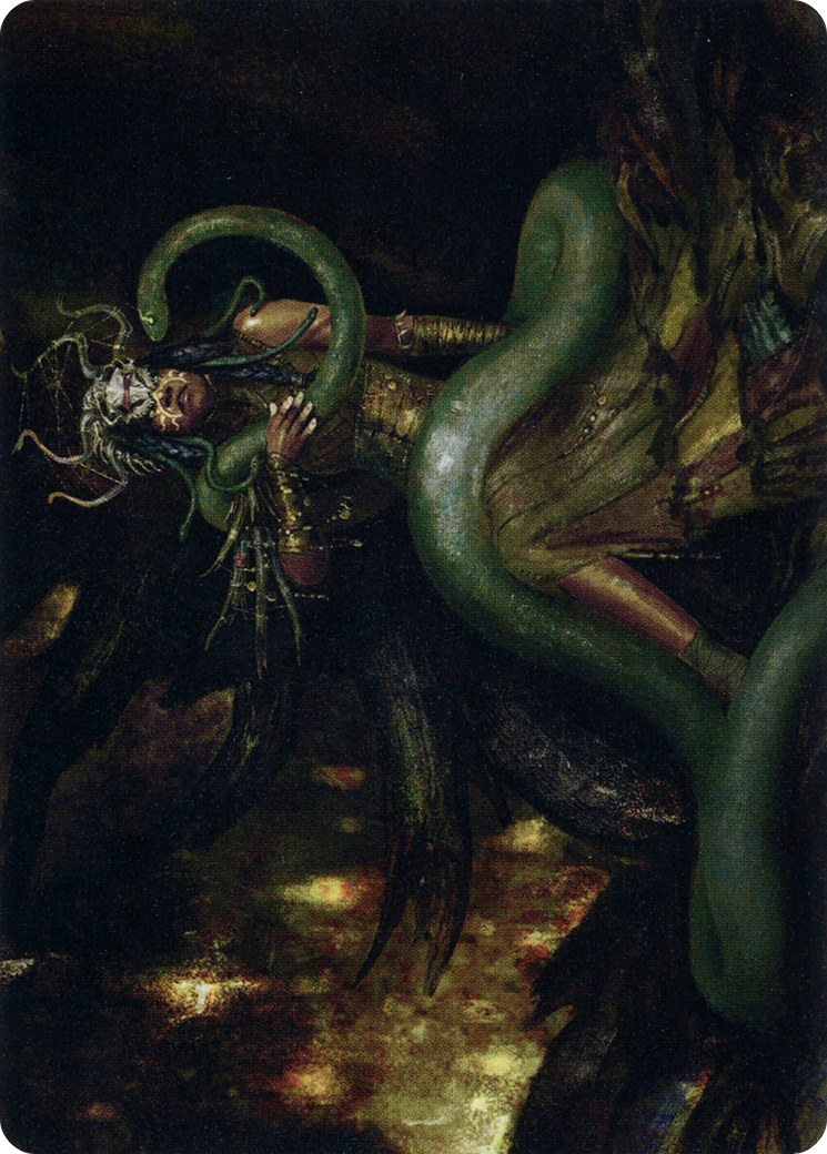 Saryth, the Viper's Fang // Saryth, the Viper's Fang (AMID-053) - Midnight Hunt Art Series (Borderless) Foil