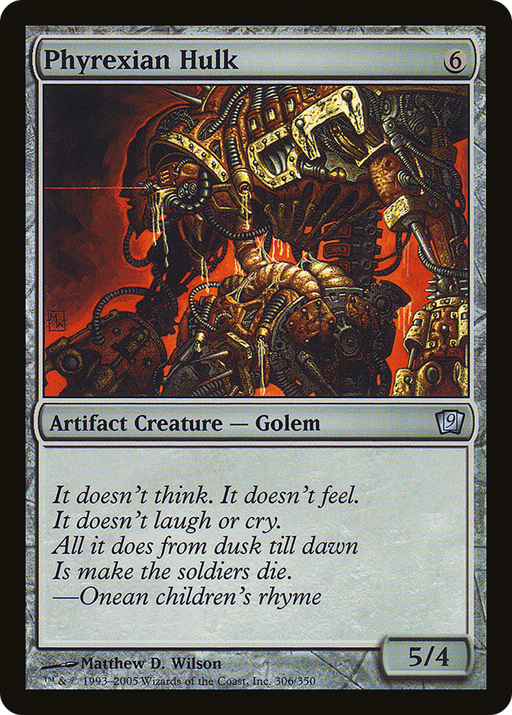 Phyrexian Hulk (9ED-306★) - 9th Edition Foil