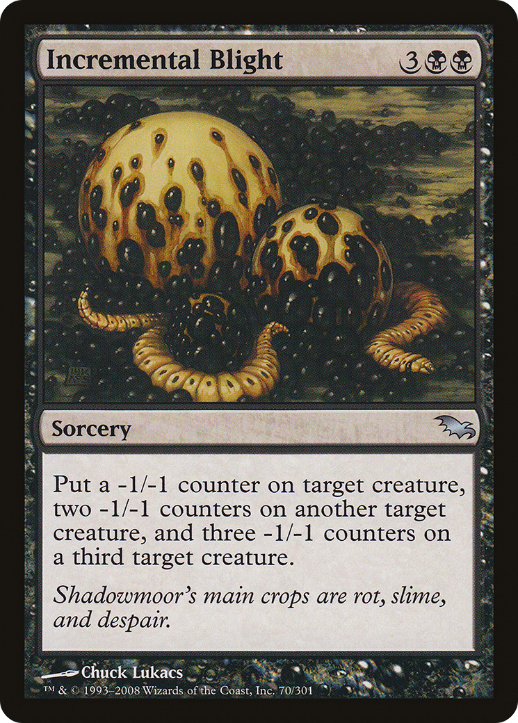 Incremental Blight (SHM-070) - Shadowmoor Foil