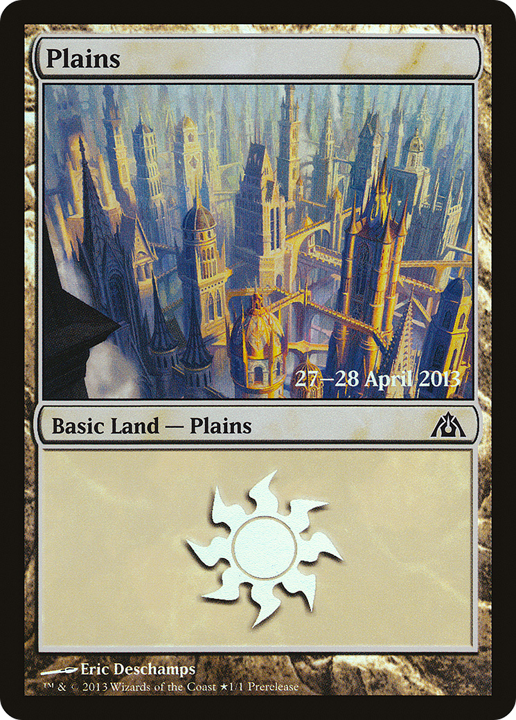 Plains (Dragon's Maze) (PRE-001) - Dragon's Maze Promos Foil