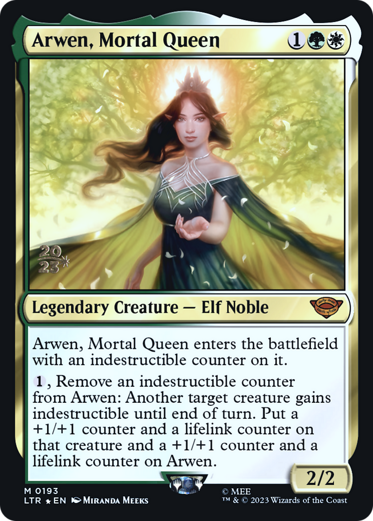Arwen, Mortal Queen (PRE-193S) - Tales of Middle-earth Promos Foil