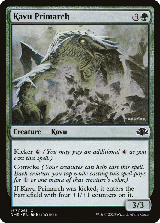 Kavu Primarch (DMR-167) - Dominaria Remastered Foil