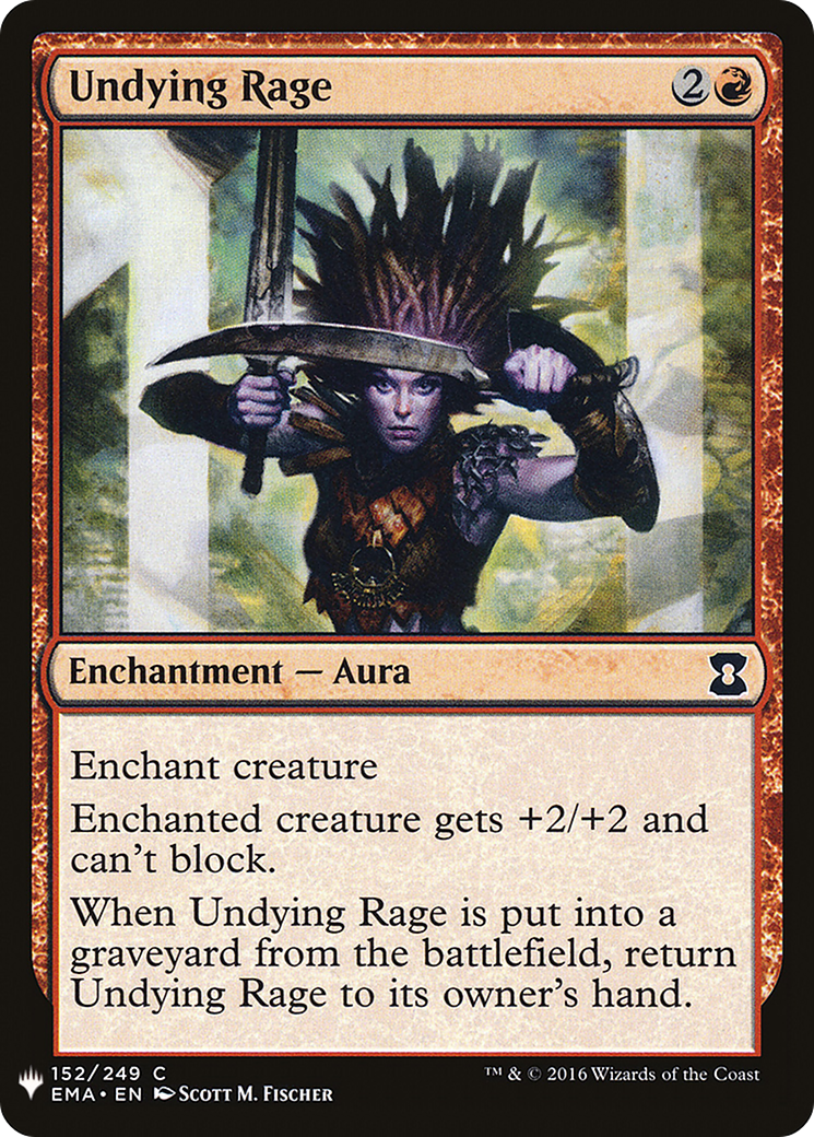 Undying Rage (LIST-152) - The List