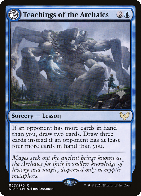 Teachings of the Archaics (PPSTX-057) - Strixhaven: School of Mages Promos: (lesson)