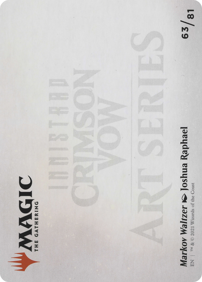 Markov Waltzer // Markov Waltzer (AVOW-063) - Crimson Vow Art Series (Borderless)