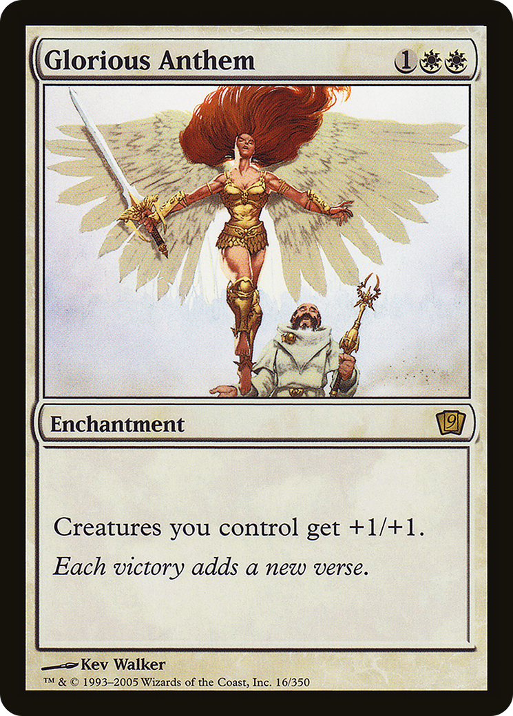 Glorious Anthem (9ED-16★) - 9th Edition Foil