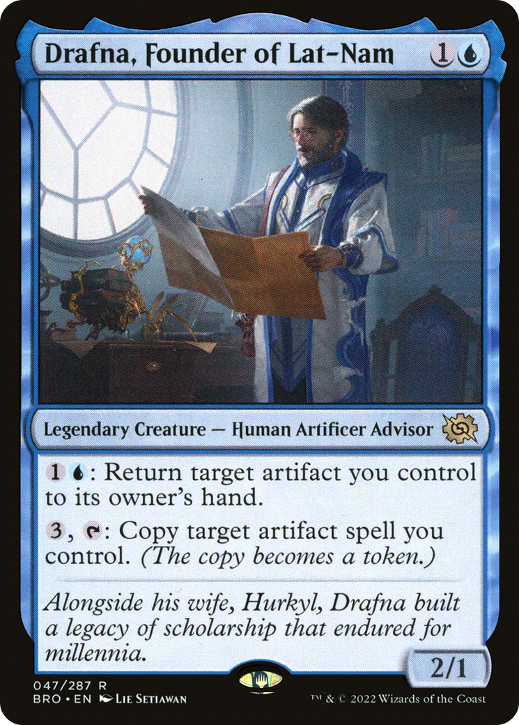 Drafna, Founder of Lat-Nam (BRO-047) - The Brothers' War Foil