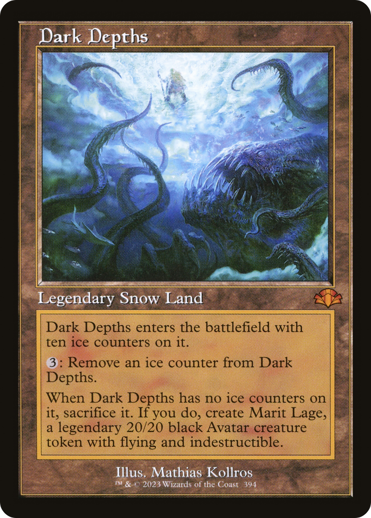 Dark Depths (Retro Frame) (DMR-394) - Dominaria Remastered