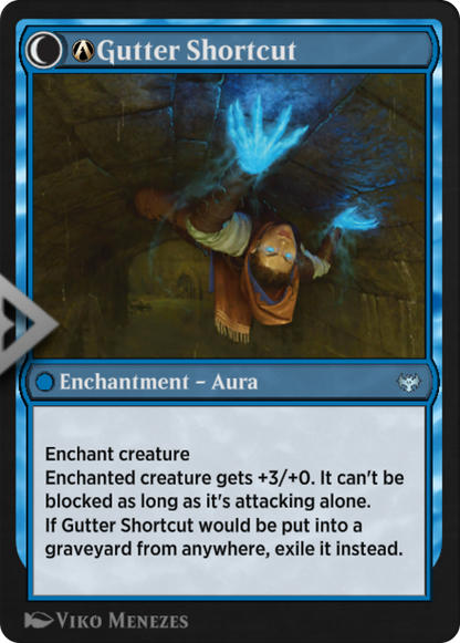 A-Gutter Skulker // A-Gutter Shortcut (VOW-A-62) - Innistrad: Crimson Vow: (Double Faced Transform)