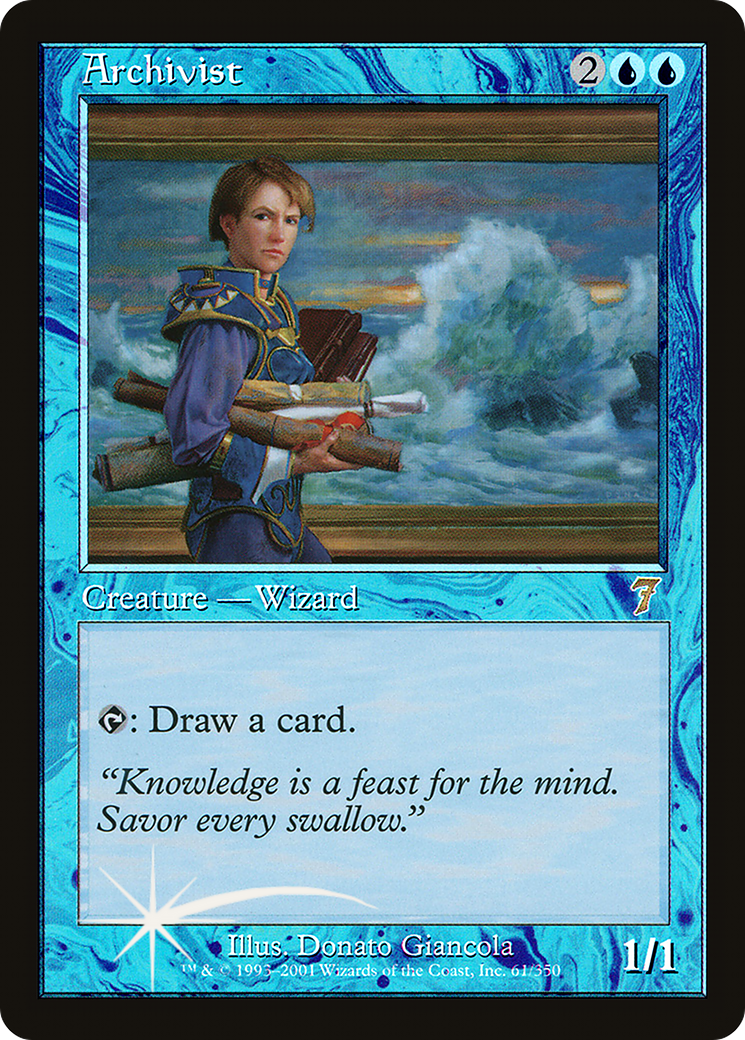 Archivist (7ED-61★) - 7th Edition Foil