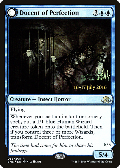 Docent of Perfection (PRE-056) - Eldritch Moon Promos: (mooneldrazidfc) Foil